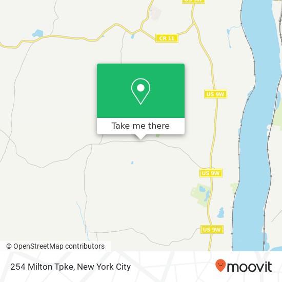 Mapa de 254 Milton Tpke, Milton, NY 12547