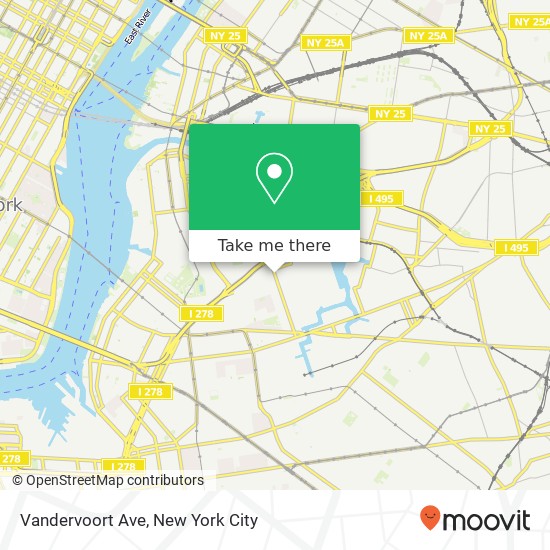 Vandervoort Ave, Brooklyn, NY 11222 map