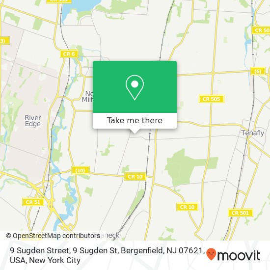 9 Sugden Street, 9 Sugden St, Bergenfield, NJ 07621, USA map