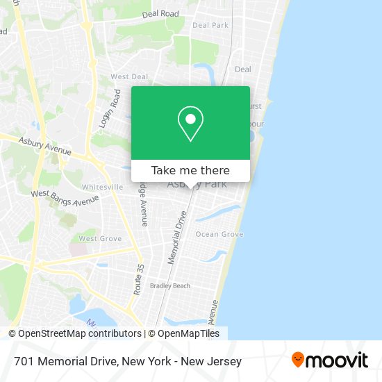 Mapa de 701 Memorial Drive