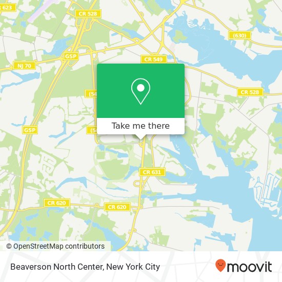 Beaverson North Center map