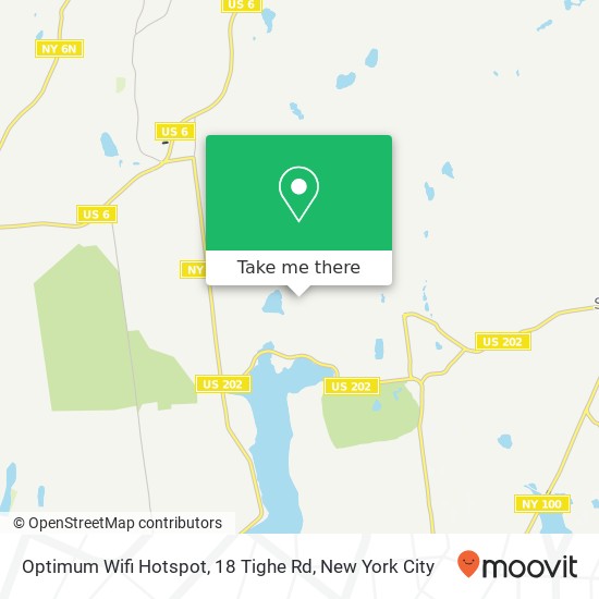 Mapa de Optimum Wifi Hotspot, 18 Tighe Rd