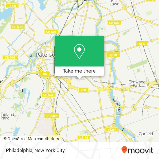 Mapa de Philadelphia, 492 21st Ave