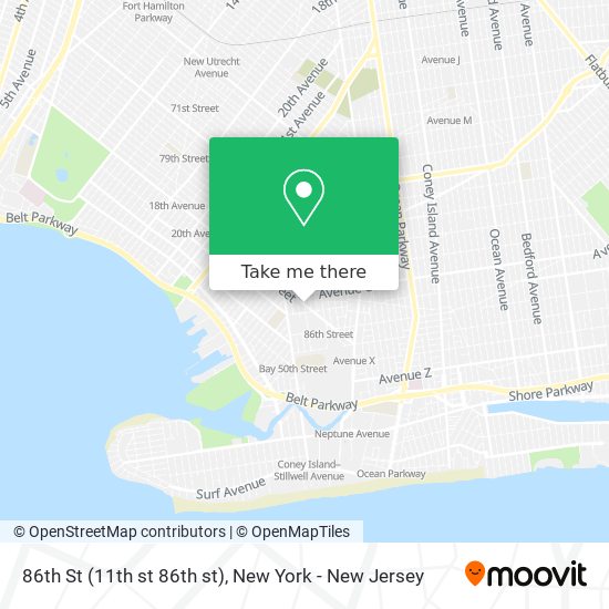 Mapa de 86th St (11th st 86th st)