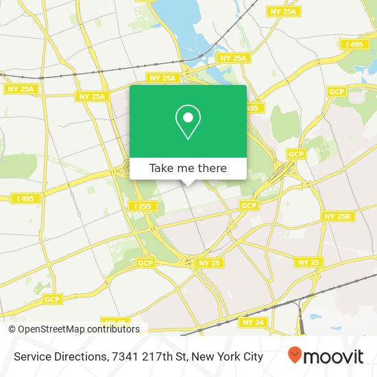 Service Directions, 7341 217th St map