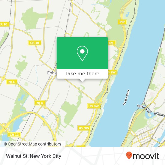 Mapa de Walnut St, Englewood, NJ 07631