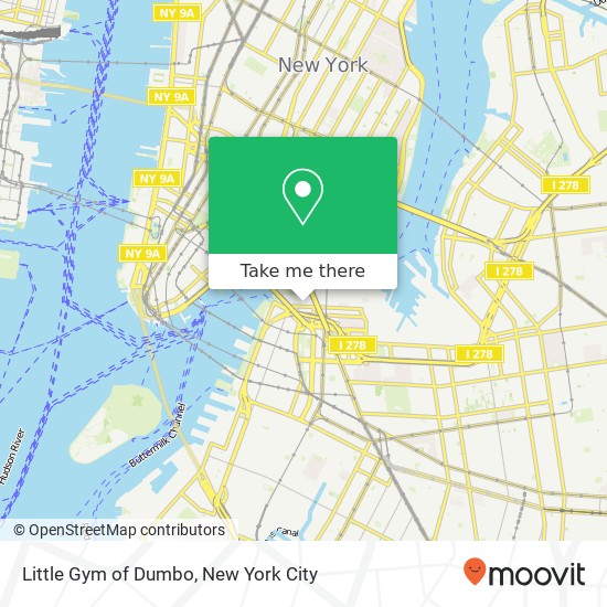 Mapa de Little Gym of Dumbo, 75 Front St