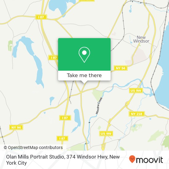 Mapa de Olan Mills Portrait Studio, 374 Windsor Hwy