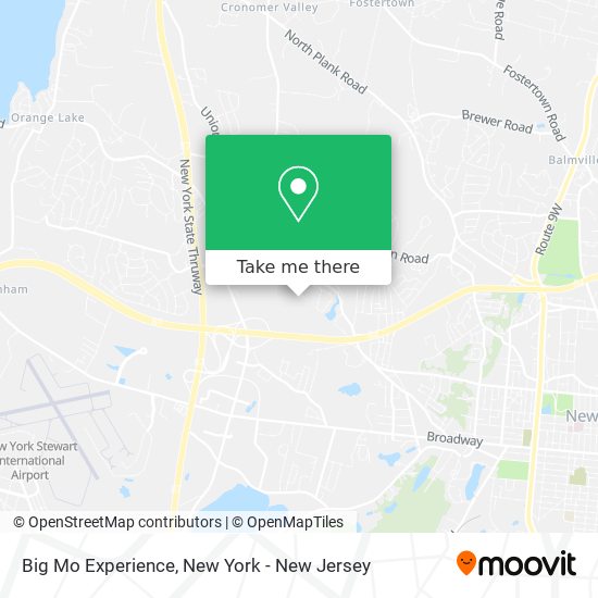 Big Mo Experience map