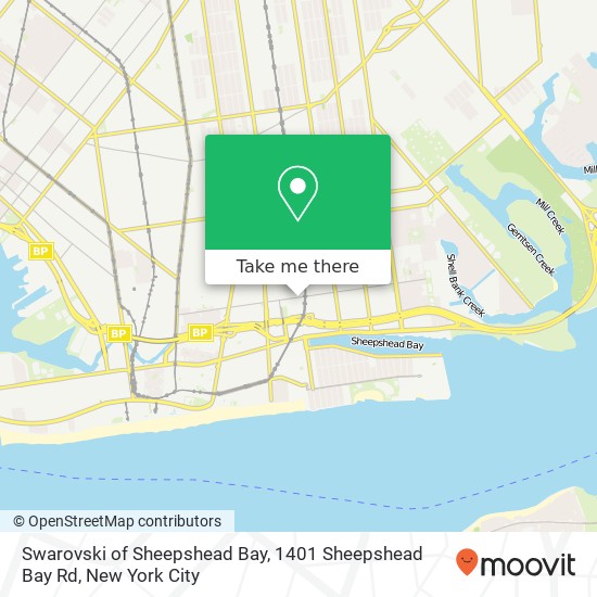 Mapa de Swarovski of Sheepshead Bay, 1401 Sheepshead Bay Rd