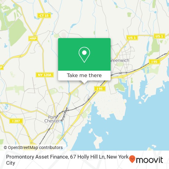 Mapa de Promontory Asset Finance, 67 Holly Hill Ln