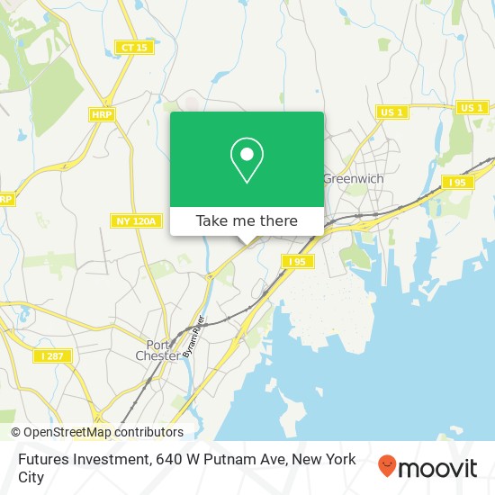 Mapa de Futures Investment, 640 W Putnam Ave