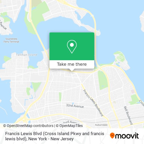 Francis Lewis Blvd (Cross Island Pkwy and francis lewis blvd) map