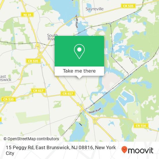 15 Peggy Rd, East Brunswick, NJ 08816 map