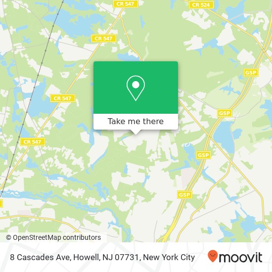 8 Cascades Ave, Howell, NJ 07731 map