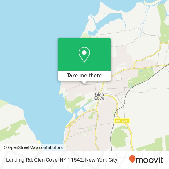 Landing Rd, Glen Cove, NY 11542 map