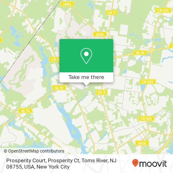 Prosperity Court, Prosperity Ct, Toms River, NJ 08755, USA map