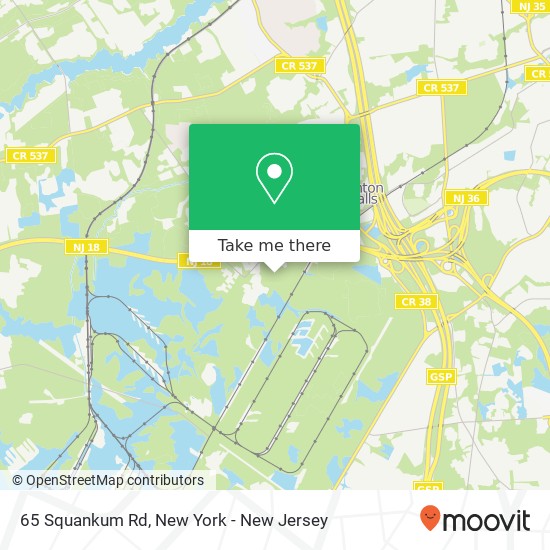 65 Squankum Rd, Tinton Falls, NJ 07724 map