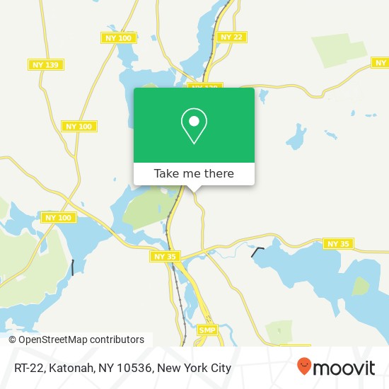 Mapa de RT-22, Katonah, NY 10536