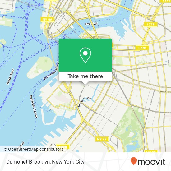 Mapa de Dumonet Brooklyn, 315 Smith St