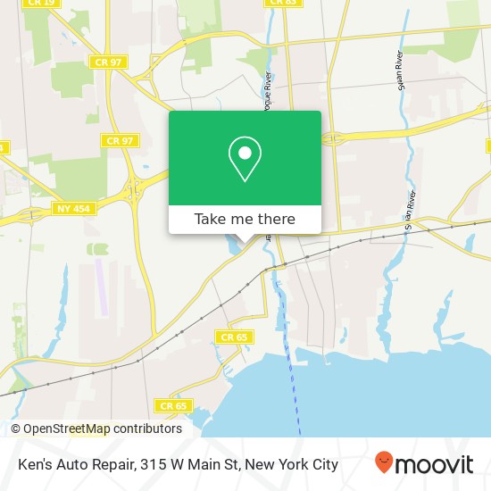 Ken's Auto Repair, 315 W Main St map