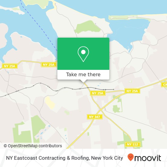 NY Eastcoast Contracting & Roofing, 1000 Main St map