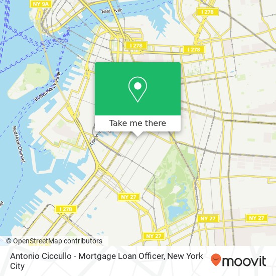 Antonio Ciccullo - Mortgage Loan Officer, 269 5th Ave map