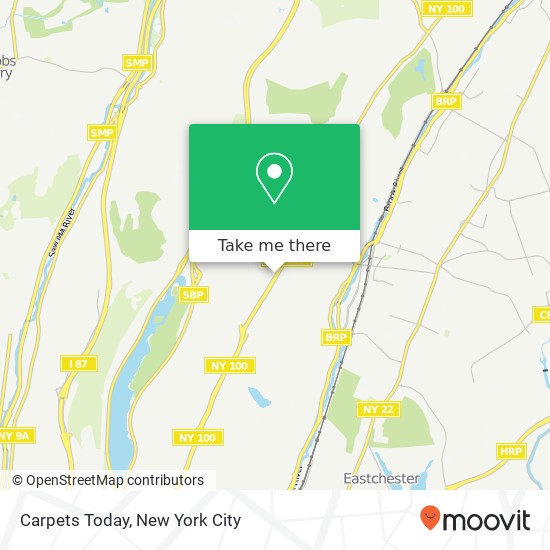 Mapa de Carpets Today, 1103 Central Park Ave