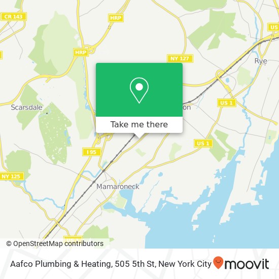 Mapa de Aafco Plumbing & Heating, 505 5th St