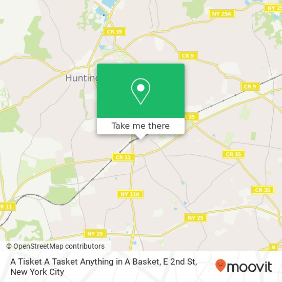 A Tisket A Tasket Anything in A Basket, E 2nd St map