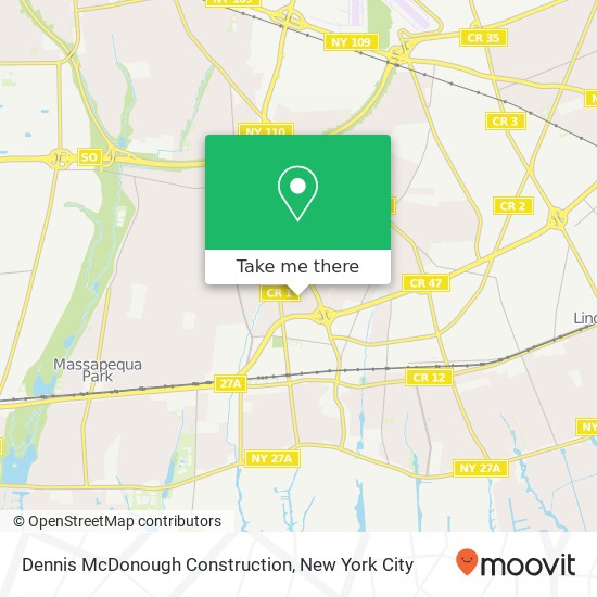 Dennis McDonough Construction map