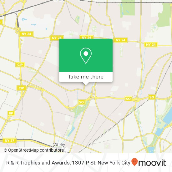 Mapa de R & R Trophies and Awards, 1307 P St