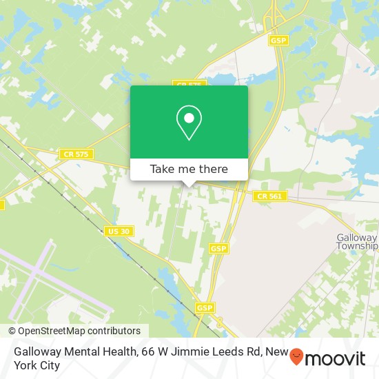 Galloway Mental Health, 66 W Jimmie Leeds Rd map