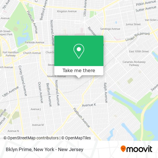 Bklyn Prime map