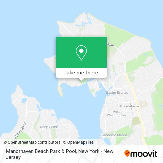 Manorhaven Beach Park & Pool map