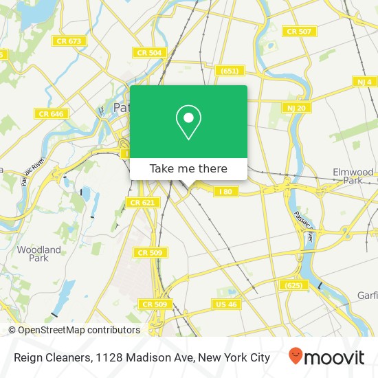 Mapa de Reign Cleaners, 1128 Madison Ave