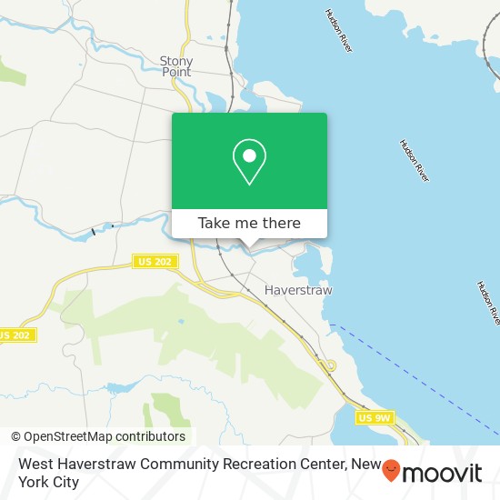 West Haverstraw Community Recreation Center map