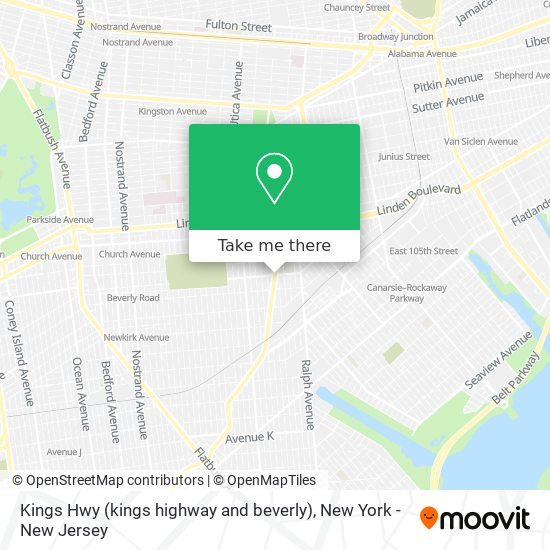 Kings Hwy (kings highway and beverly) map