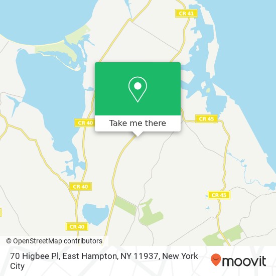 70 Higbee Pl, East Hampton, NY 11937 map