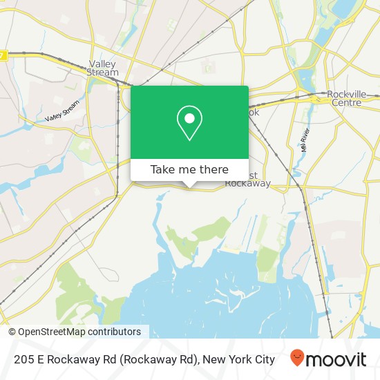 205 E Rockaway Rd (Rockaway Rd), Hewlett, NY 11557 map