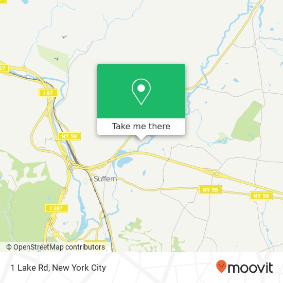 1 Lake Rd, Suffern, NY 10901 map