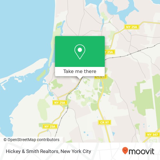 Mapa de Hickey & Smith Realtors, 1091 N Country Rd