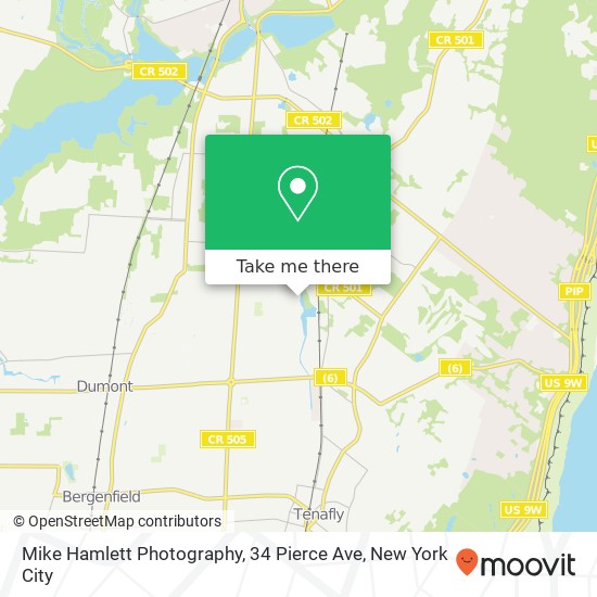 Mapa de Mike Hamlett Photography, 34 Pierce Ave