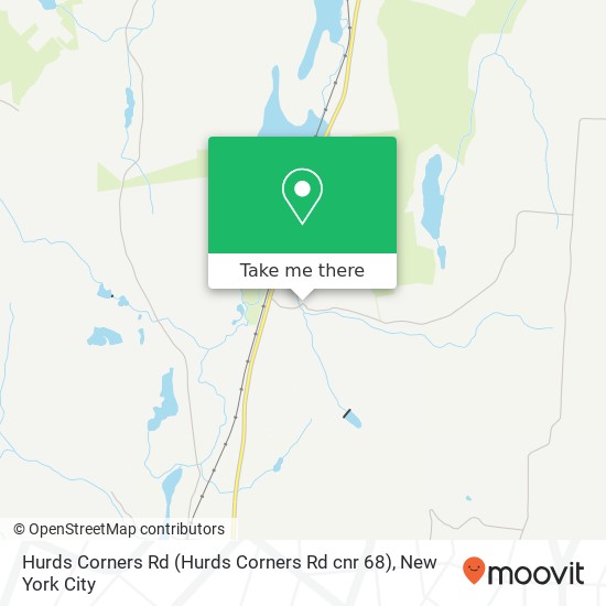 Mapa de Hurds Corners Rd (Hurds Corners Rd cnr 68), Pawling, NY 12564