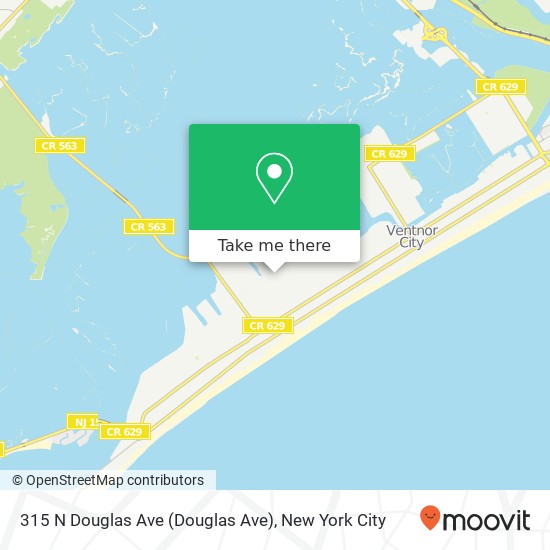 315 N Douglas Ave (Douglas Ave), Margate City, NJ 08402 map