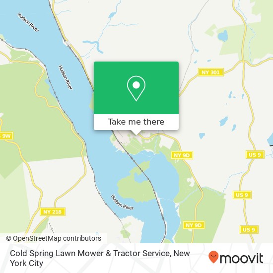 Mapa de Cold Spring Lawn Mower & Tractor Service, 10 Marion Ave