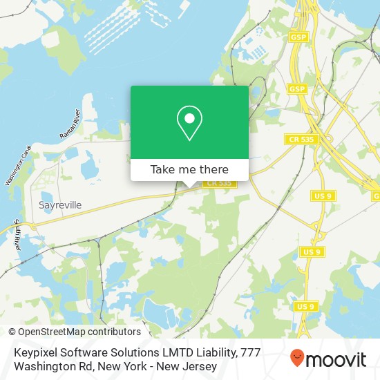 Keypixel Software Solutions LMTD Liability, 777 Washington Rd map