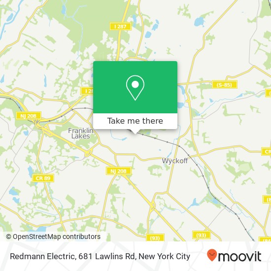 Mapa de Redmann Electric, 681 Lawlins Rd