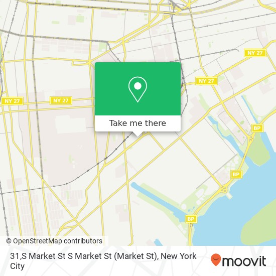 Mapa de 31,S Market St S Market St (Market St), Brooklyn, NY 11236