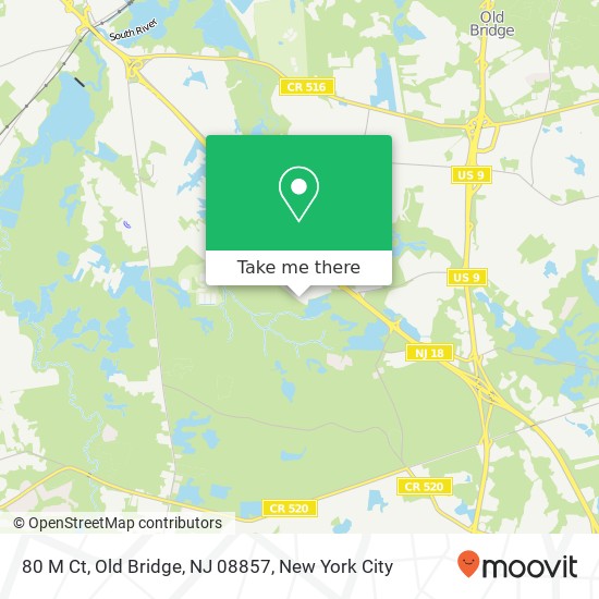 80 M Ct, Old Bridge, NJ 08857 map